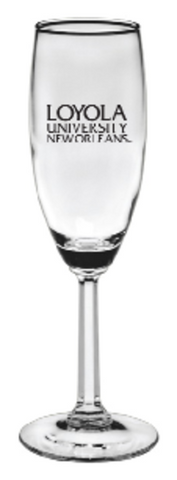 6 Oz. Napa Valley Flute Optic Stem Glass - Minimum 72